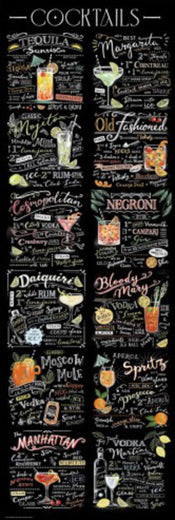 Poster Cocktail 53x158cm Grupo Erik PPGE8114 | Yourdecoration.co.uk