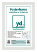 Poster Frame 61x91,5cm White MDF Front Insert Sheet | Yourdecoration.co.uk