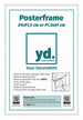 Poster Frame 61x91,5cm White Plastic Front Insert Sheet | Yourdecoration.co.uk