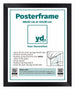 Poster Frame MDF 38x52cm Black Mat Front Size | Yourdecoration.co.uk