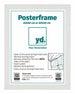 Poster Frame MDF 60x80 White Mat Front Size | Yourdecoration.co.uk