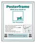 Poster Frame Plastic 38x52cm Silver Front Size | Yourdecoration.co.uk