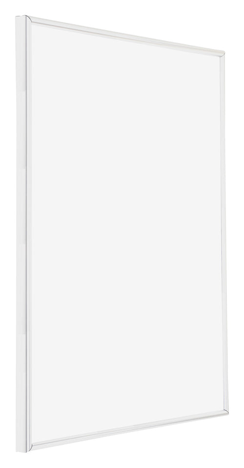 Poster Frame Plastic 40x50cm White High Gloss Front Oblique | Yourdecoration.co.uk