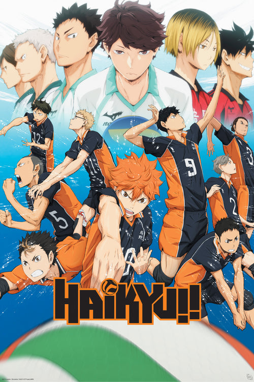 Poster Haikyu Key Art Season 1 61x91 5cm Abystyle GBYDCO506 | Yourdecoration.co.uk