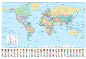 Poster Harper Collins World Map 21 91 5x61cm Abystyle GBYDCO484 | Yourdecoration.co.uk