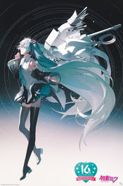 Poster Hatsune Miku Happy 16Th Birthday Miku 61x91 5cm Abystyle GBYDCO491 | Yourdecoration.co.uk