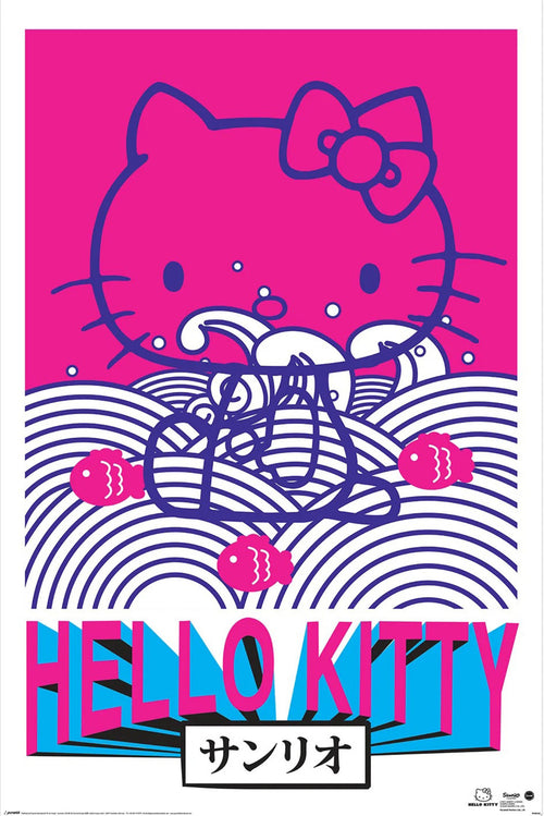 Poster Hello Kitty Tokyo Rebel 61x91 5cm PP2401867 | Yourdecoration.co.uk