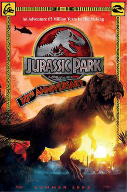 Poster Jurassic Park 30Th Anniversary 61x91 5cm Pyramid PP35214 | Yourdecoration.co.uk