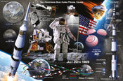 Poster Lunar Landing 91 5x61cm Pyramid PP35368 | Yourdecoration.co.uk