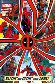 Poster Marvel Deadpool Comic 30 Years 61x91 5cm Grupo Erik GPE5882 | Yourdecoration.co.uk