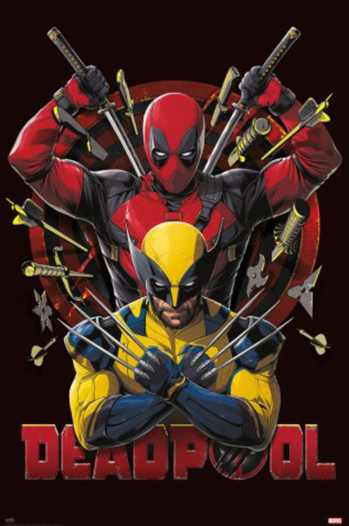 Poster Marvel Deadpool Wolverine 2 61x91 5cm Grupo Erik GPE5846 | Yourdecoration.co.uk