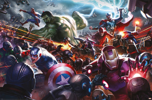 Poster Marvel Future Fight Heroes Assault 61x91 5cm Pyramid PP35016 | Yourdecoration.co.uk