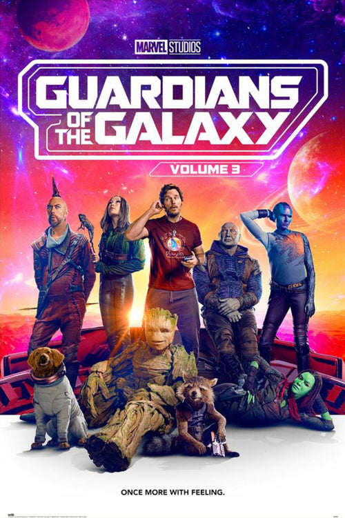 Poster Marvel Guardians Of The Galaxy Vol 3 Once More With Feeling 61x91 5cm Grupo Erik GPE5783 | Yourdecoration.co.uk