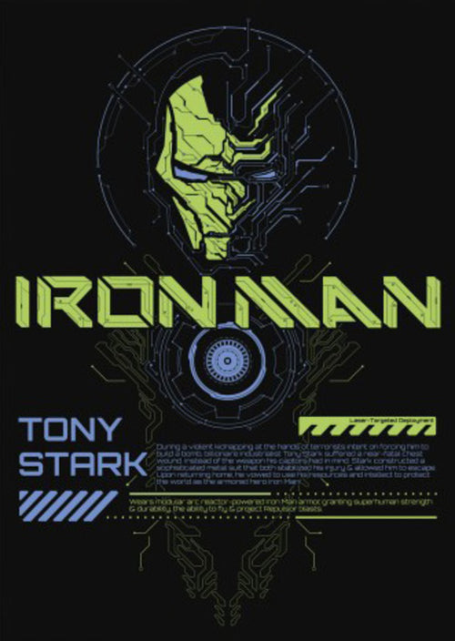 Poster Marvel Iron Man Glow In The Dark 61x91 5cm Grupo Erik GPEPR007 | Yourdecoration.co.uk