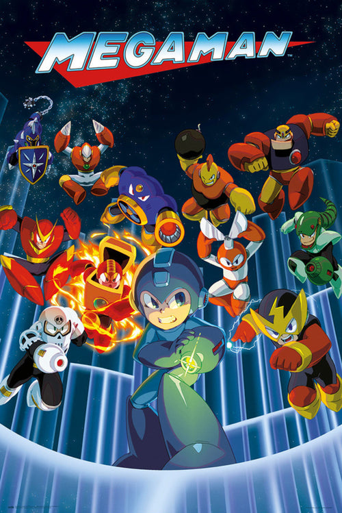 Poster Mega Man 61x91 5cm Grupo Erik GPE5774 | Yourdecoration.co.uk