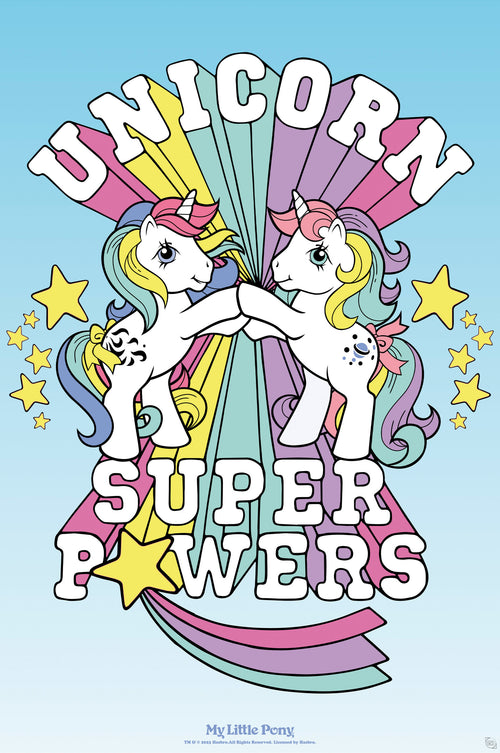 Poster My Little Pony Unicorn Super Powers 61x91 5cm Abystyle GBYDCO540 | Yourdecoration.co.uk