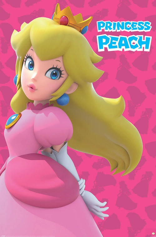 Poster Nintendo Princess Peach 61x91 5cm PP2402576 | Yourdecoration.co.uk