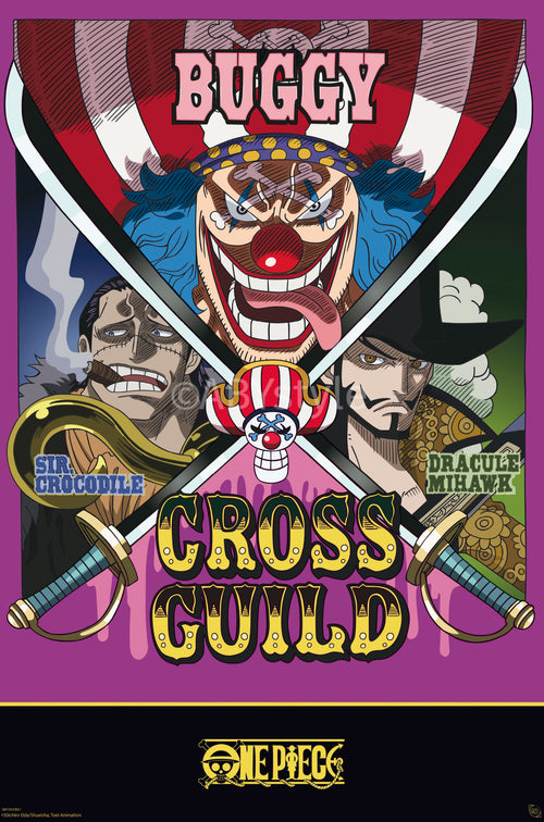 Poster One Piece Cross Guild 61x91 5cm Abystyle GBYDCO621 | Yourdecoration.co.uk