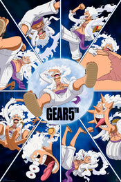 Poster One Piece Gear 5Th Looney 61x91 5cm Abystyle GBYDCO503 | Yourdecoration.co.uk