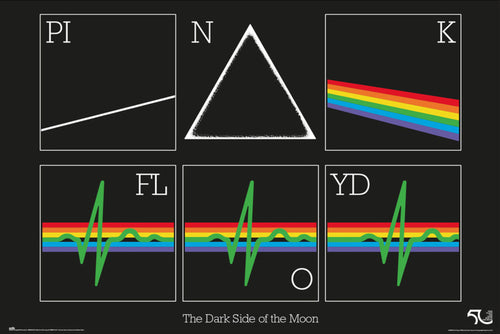 Poster Pink Floyd The Dark Side Of The Moon 61x91 5cm Grupo Erik GPE5781 | Yourdecoration.co.uk