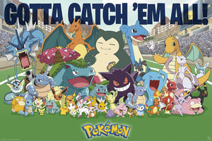 Poster Pokemon All Time Favorites 91 5x61cm Abystyle GBYDCO549 | Yourdecoration.co.uk