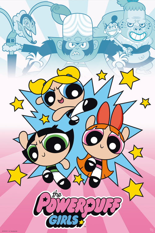 Poster Powerpuff Girls Vs Villains 61x91 5cm GBYDCO564 | Yourdecoration.co.uk