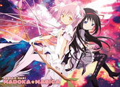 Poster Puella Magi Madoka Magica Goddes Madoka And Homura 52x38cm Abystyle GBYDCO337 | Yourdecoration.co.uk