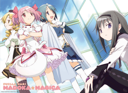 Poster Puella Magi Madoka Magica Madoka And Group 52x38cm Abystyle GBYDCO275 | Yourdecoration.co.uk