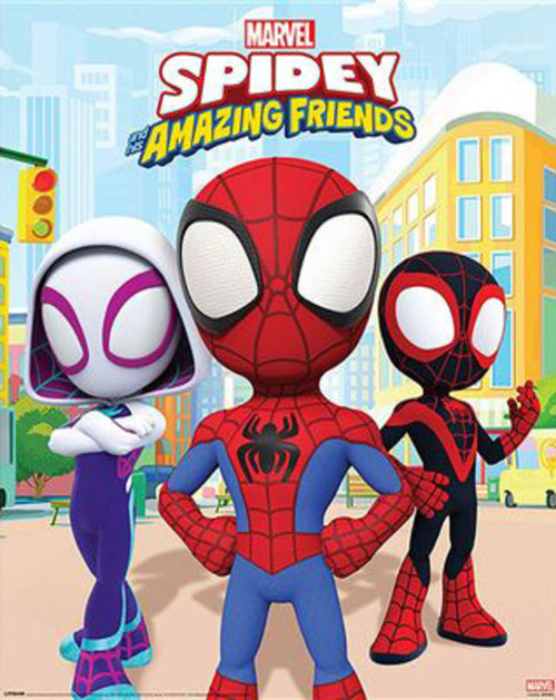 Poster Spidey And his Amazing Friends Power Of 3 40x50cm Pyramid MPP50802 | Yourdecoration.co.uk