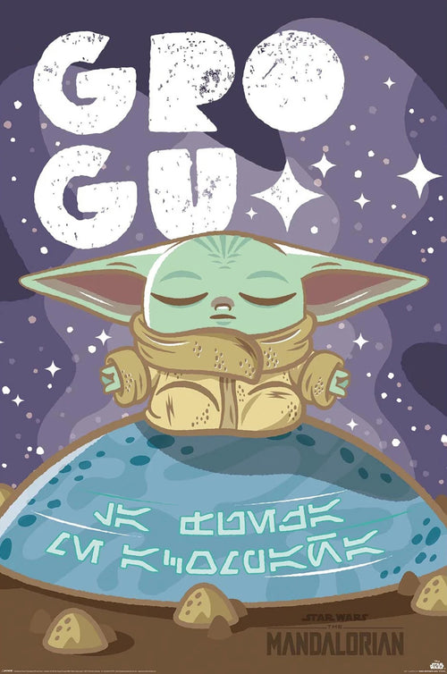 Poster Star Wars The Mandalorian Grogu Cuteness 61x91 5cm Pyramid PP35295 | Yourdecoration.co.uk