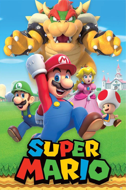 Poster Super Mario Character Montage 61x91 5cm Pyramid PP35311 | Yourdecoration.co.uk