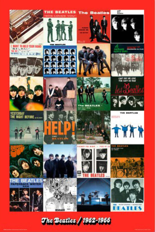 Poster The Beatles Era 1962 1966 61x91.5cm Grupo Erik GPE5853 | Yourdecoration.co.uk