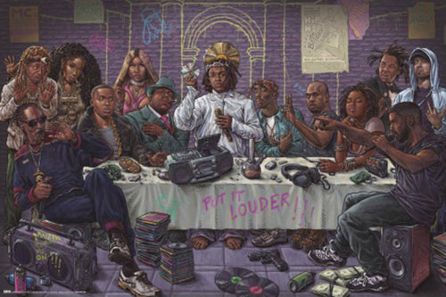 Poster-The-Last-Supper-Of-Hip-Hop-91-5x61cm-Grupo-Erik-GPE5911 | Yourdecoration.co.uk