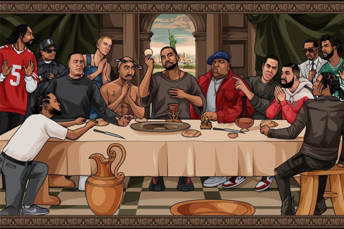 Poster The Last Supper of Hip Hop 91 5x61cm Pyramid PP35358 | Yourdecoration.co.uk