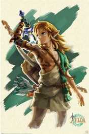 Poster The Legend of Zelda Tears of the Kingdom Link Unleashed 61x91 5cm Pyramid PP35325 | Yourdecoration.co.uk