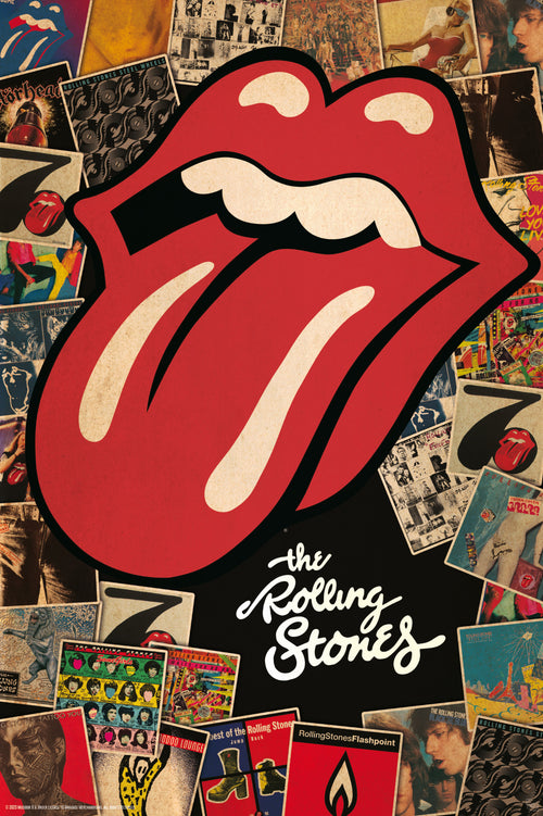 Poster The Rolling Stones Collage 61x91 5cm Abystyle GBYDCO528 | Yourdecoration.co.uk