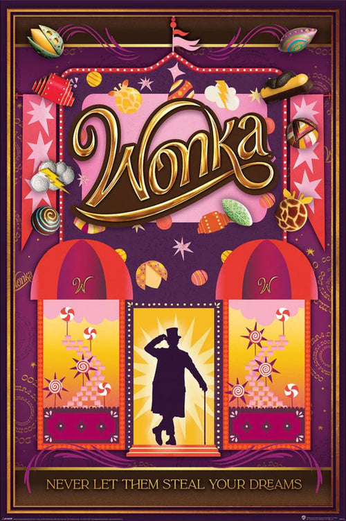 Poster Wonka Never Let Them Steal Your Dreams 61x91 5cm Pyramid PP35137 | Yourdecoration.co.uk