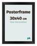 Posterframe 30x40cm Black Mat MDF Parma Size | Yourdecoration.co.uk