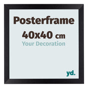 Posterframe 40x40cm Black Mat MDF Parma Size | Yourdecoration.co.uk