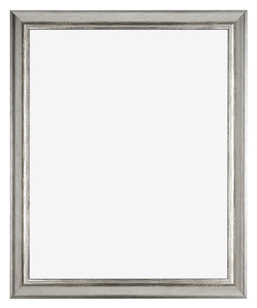 Sheffield Wooden Photo Frame 20x25cm Silver Black Swept Front | Yourdecoration.co.uk