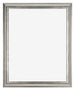 Sheffield Wooden Photo Frame 20x25cm Silver Black Swept Front | Yourdecoration.co.uk