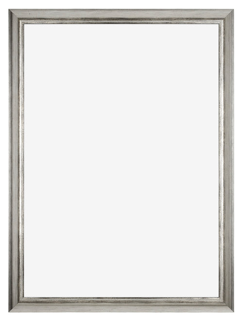 Sheffield Wooden Photo Frame 20x28cm Silver Black Swept Front | Yourdecoration.co.uk