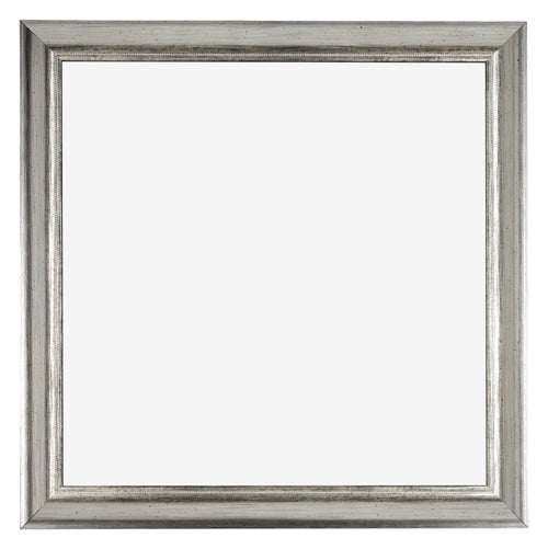 Sheffield Wooden Photo Frame 25x25cm Silver Black Swept Front | Yourdecoration.co.uk