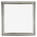 Sheffield Wooden Photo Frame 25x25cm Silver Black Swept Front | Yourdecoration.co.uk