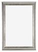 Sheffield Wooden Photo Frame 30x45cm Silver Black Swept Front | Yourdecoration.co.uk