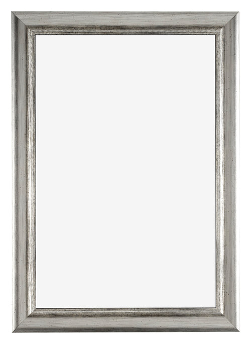 Sheffield Wooden Photo Frame 60x90cm Silver Black Swept Front | Yourdecoration.co.uk