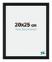 Tucson Aluminium Photo Frame 20x25cm Black Brushed Front Size | Yourdecoration.co.uk