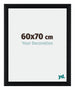 Tucson Aluminium Photo Frame 60x70cm Black Brushed Front Size | Yourdecoration.co.uk