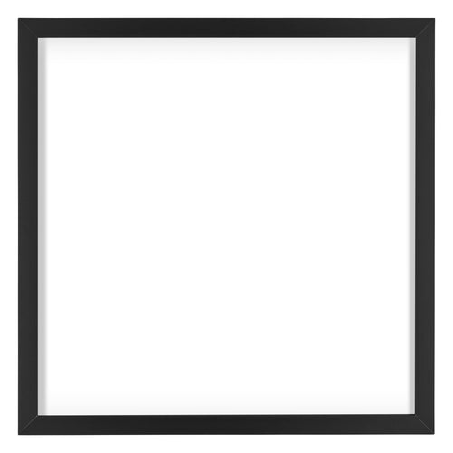 Virginia Aluminium Photo Frame 20x20cm Black Front | Yourdecoration.co.uk