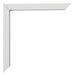 Virginia Aluminium Photo Frame 20x20cm White Corner | Yourdecoration.co.uk